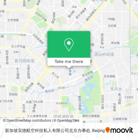 新加坡实德航空科技私人有限公司北京办事处 map