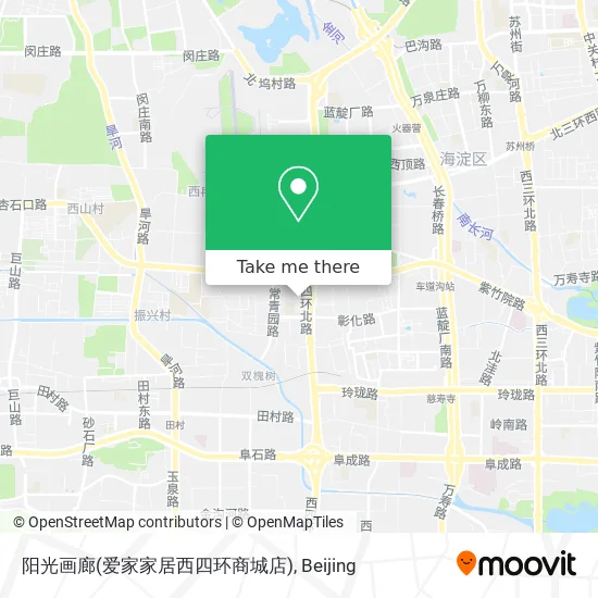 阳光画廊(爱家家居西四环商城店) map
