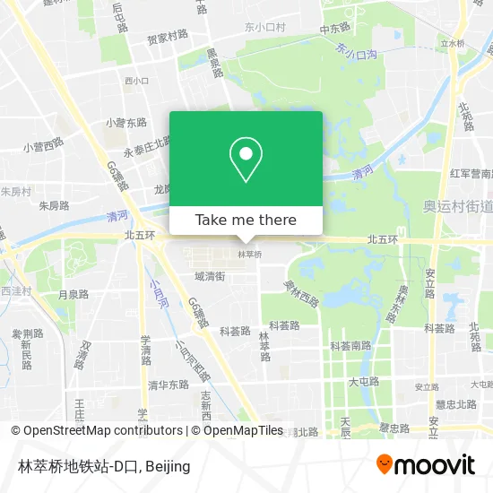 林萃桥地铁站-D口 map