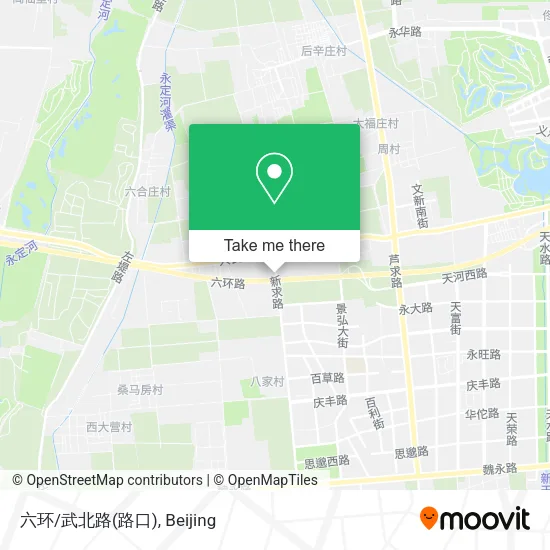 六环/武北路(路口) map