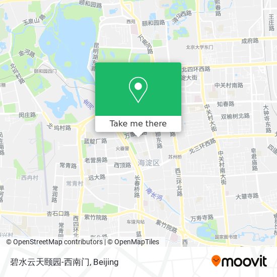 碧水云天颐园-西南门 map