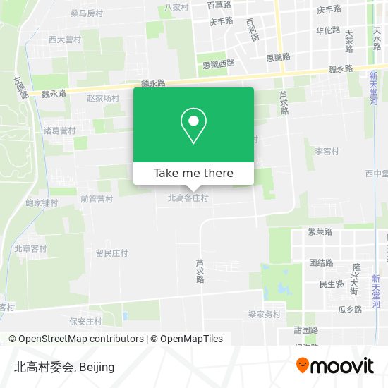 北高村委会 map
