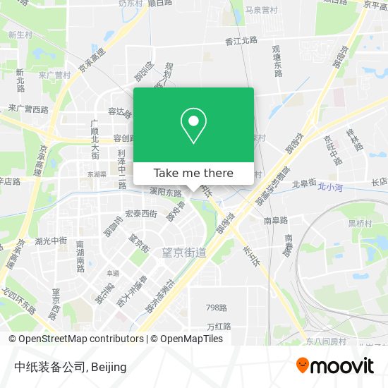 中纸装备公司 map