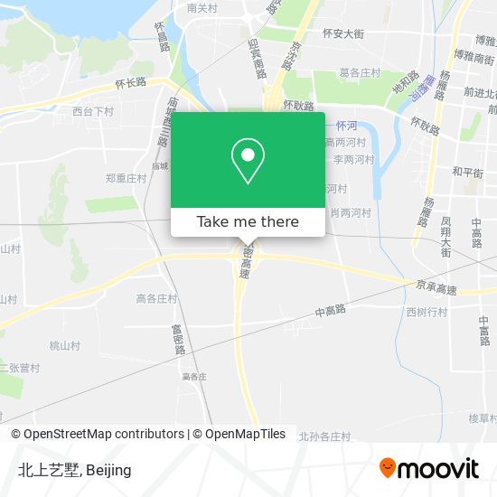 北上艺墅 map