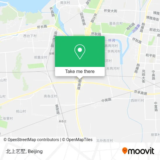 北上艺墅 map