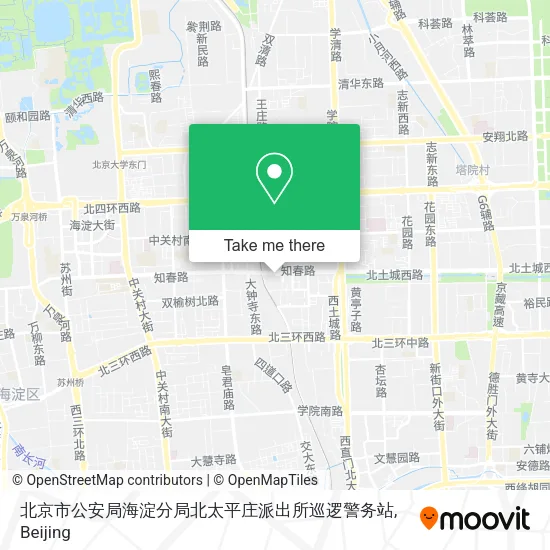 北京市公安局海淀分局北太平庄派出所巡逻警务站 map