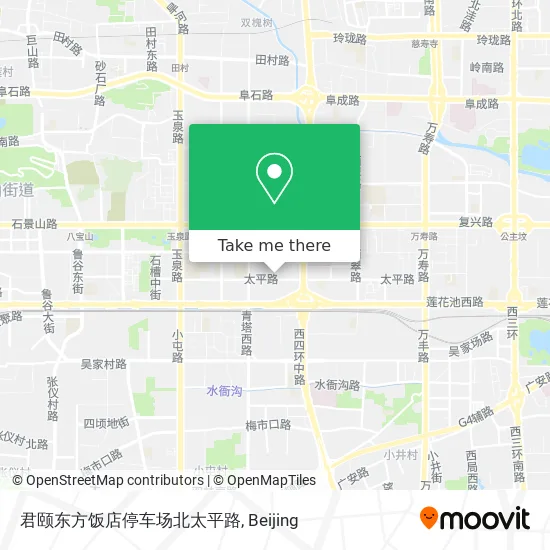 君颐东方饭店停车场北太平路 map