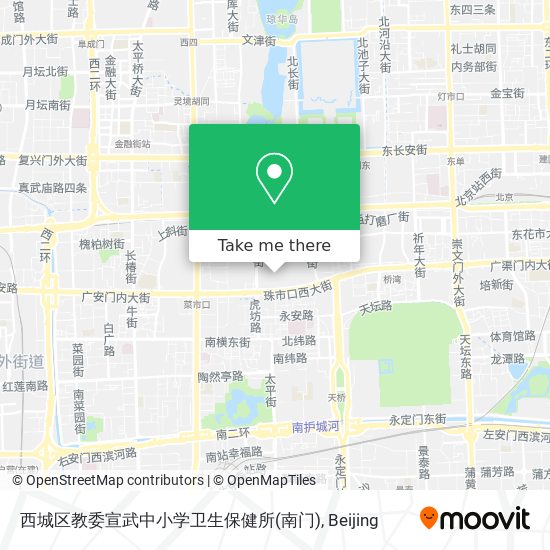 西城区教委宣武中小学卫生保健所(南门) map