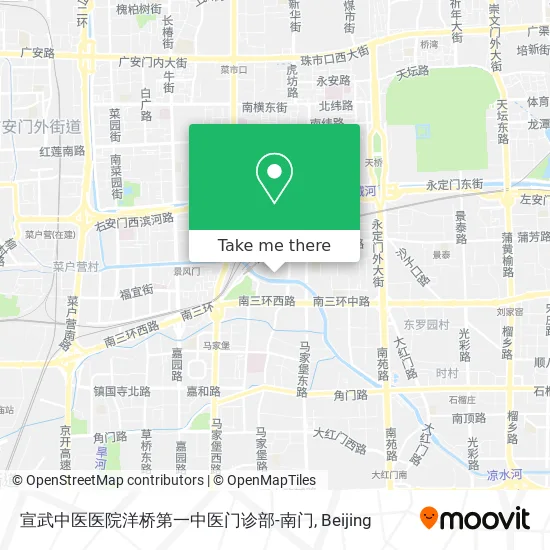 宣武中医医院洋桥第一中医门诊部-南门 map