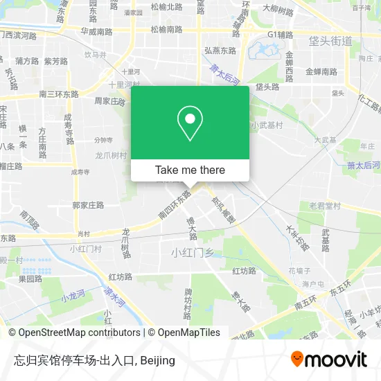 忘归宾馆停车场-出入口 map