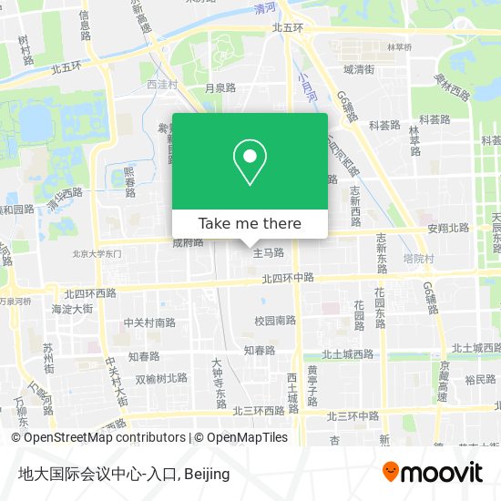 地大国际会议中心-入口 map