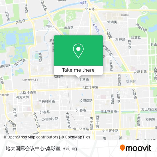 地大国际会议中心-桌球室 map