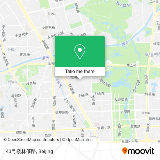 43号楼林催路 map