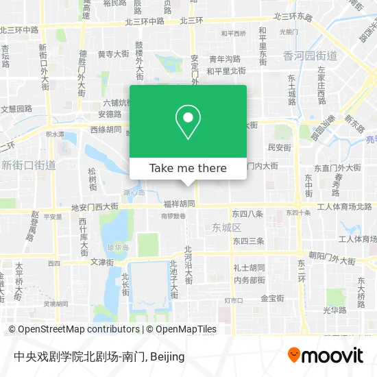 中央戏剧学院北剧场-南门 map