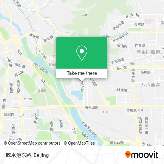 晾水池东路 map