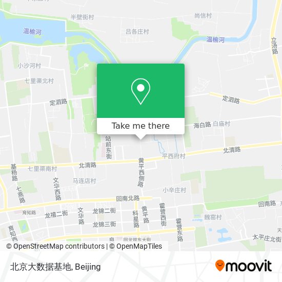 北京大数据基地 map