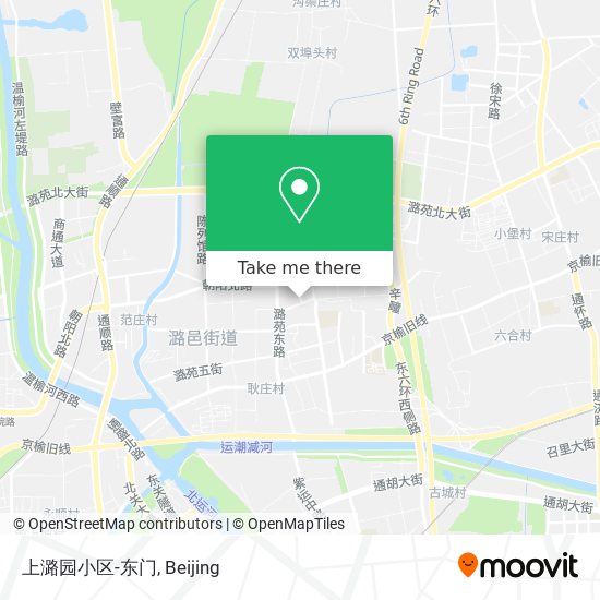 上潞园小区-东门 map
