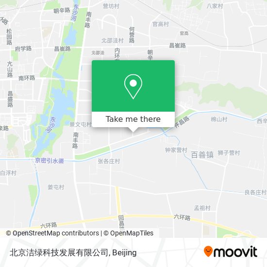北京洁绿科技发展有限公司 map
