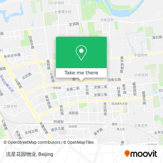 流星花园物业 map