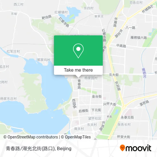 青春路/湖光北街(路口) map