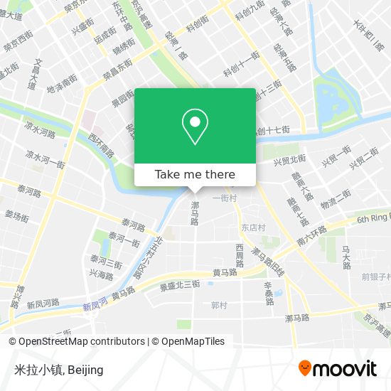 米拉小镇 map