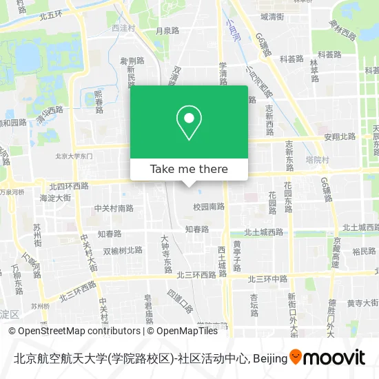 北京航空航天大学(学院路校区)-社区活动中心 map