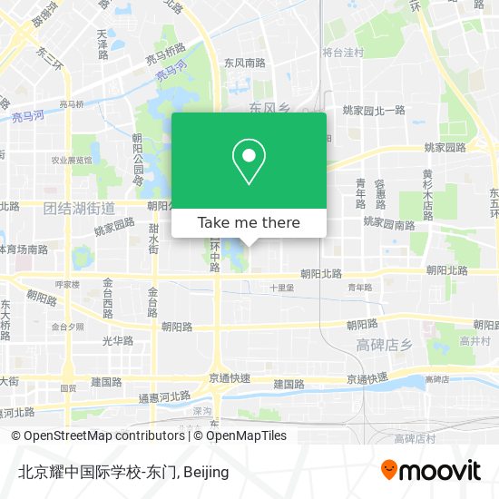 北京耀中国际学校-东门 map