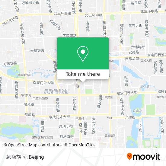 葱店胡同 map