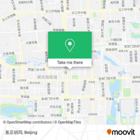 葱店胡同 map