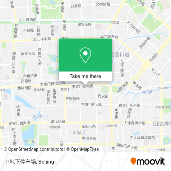 P地下停车场 map