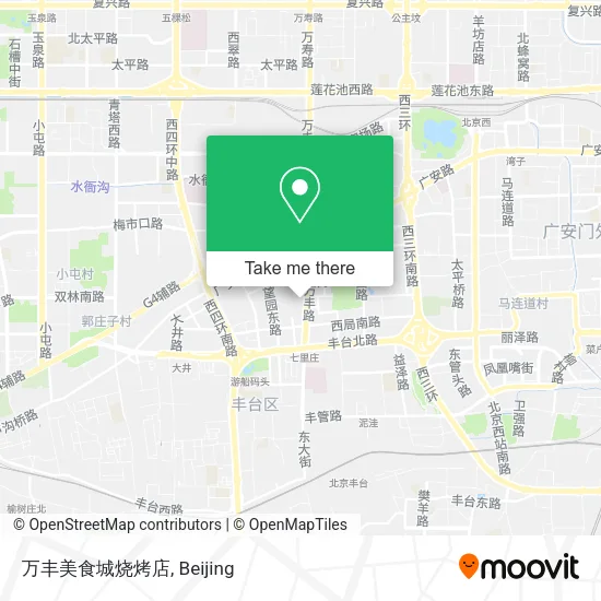 万丰美食城烧烤店 map