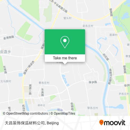 天昌装饰保温材料公司 map