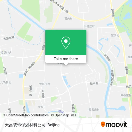 天昌装饰保温材料公司 map