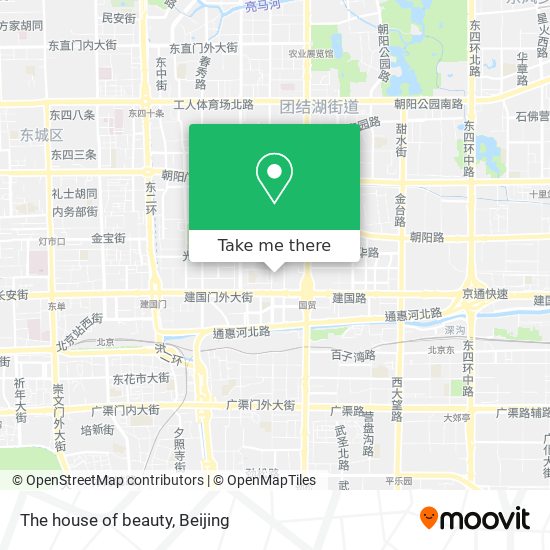 The house of beauty map