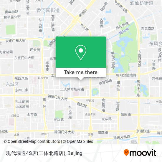 现代瑞通4S店(工体北路店) map