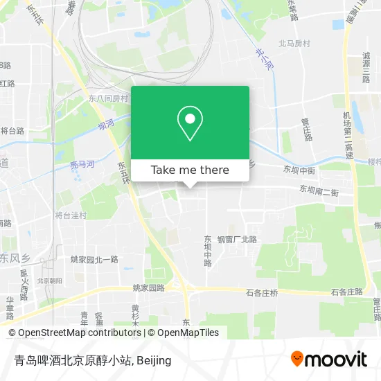 青岛啤酒北京原醇小站 map