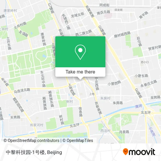 中黎科技园-1号楼 map