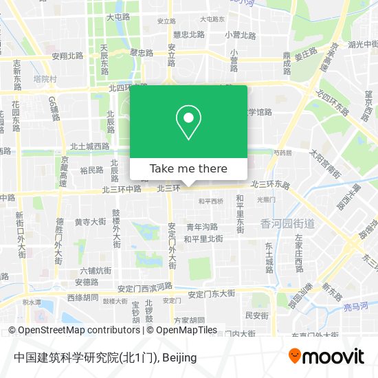 中国建筑科学研究院(北1门) map
