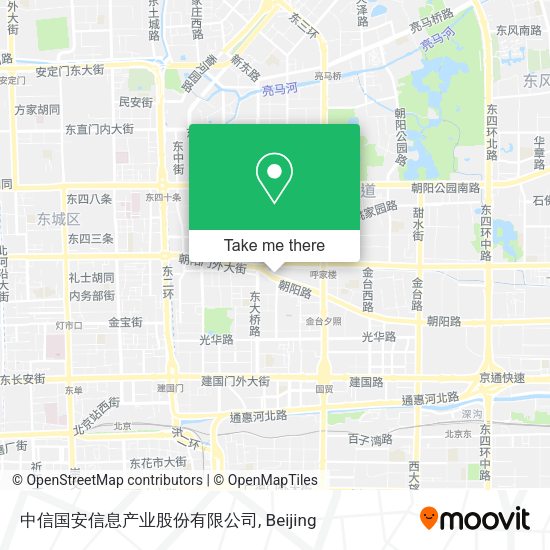 中信国安信息产业股份有限公司 map