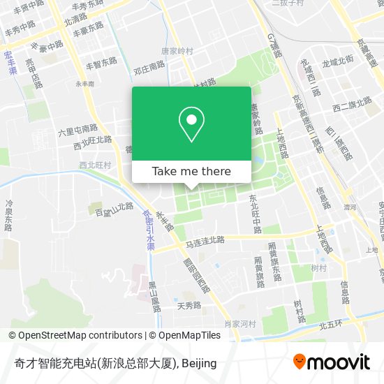 奇才智能充电站(新浪总部大厦) map