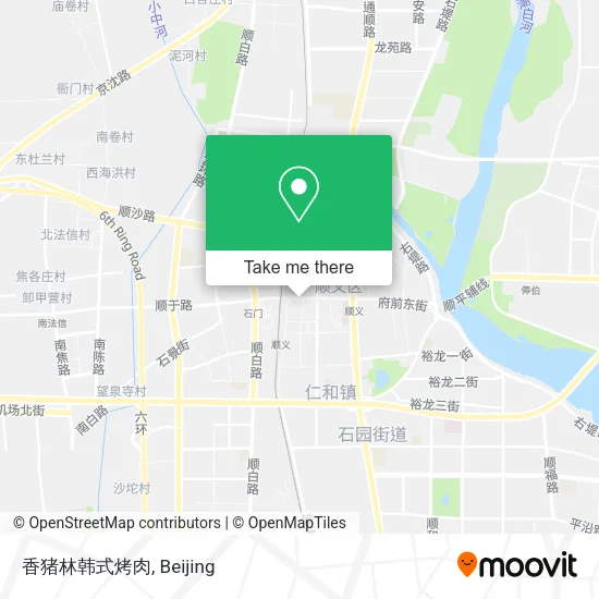 香猪林韩式烤肉 map