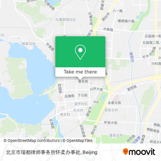 北京市瑞都律师事务所怀柔办事处 map