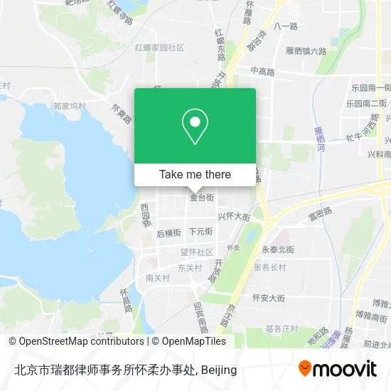 北京市瑞都律师事务所怀柔办事处 map