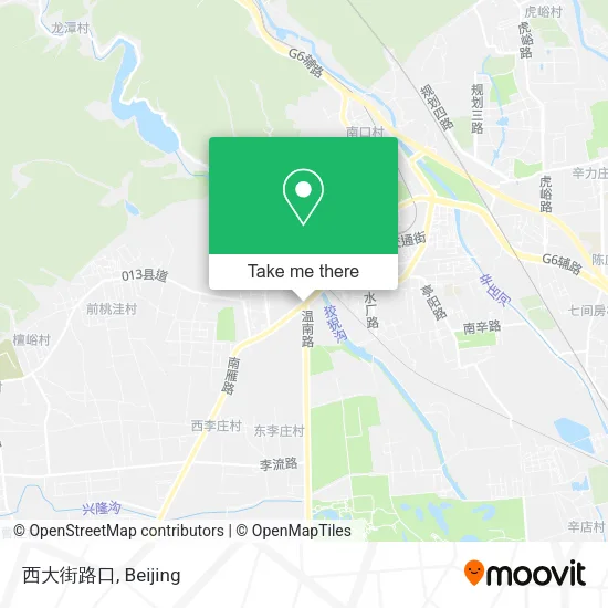 西大街路口 map