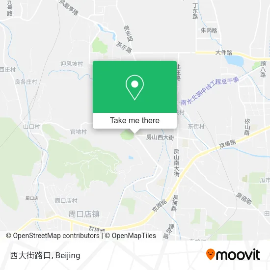 西大街路口 map