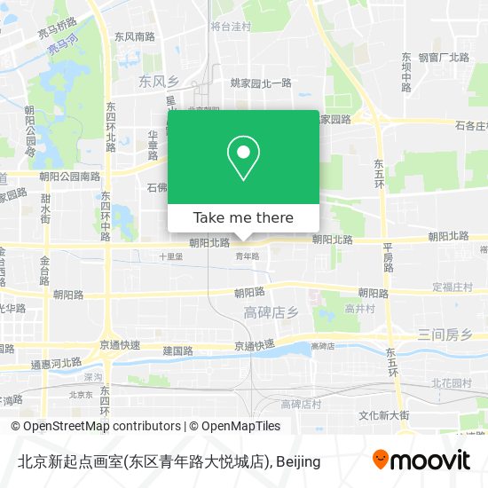 北京新起点画室(东区青年路大悦城店) map