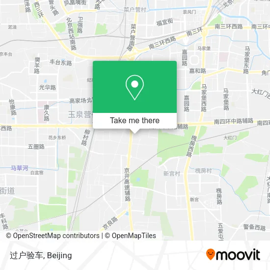过户验车 map