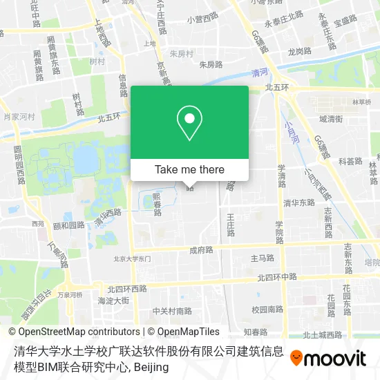 清华大学水土学校广联达软件股份有限公司建筑信息模型BIM联合研究中心 map