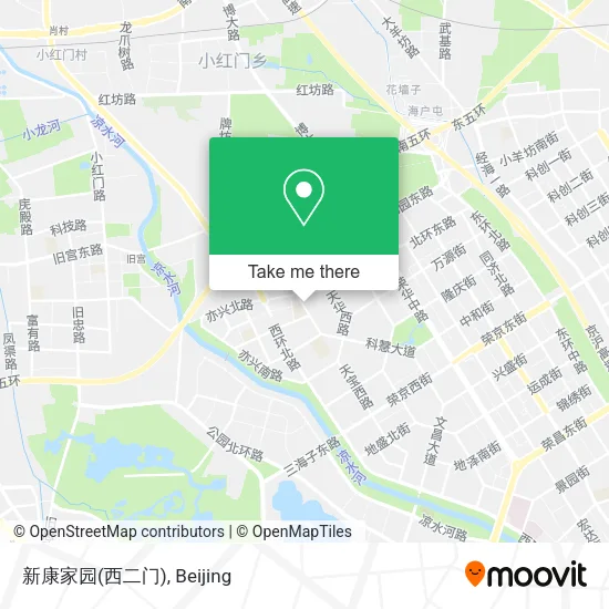 新康家园(西二门) map