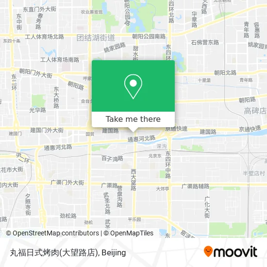 丸福日式烤肉(大望路店) map